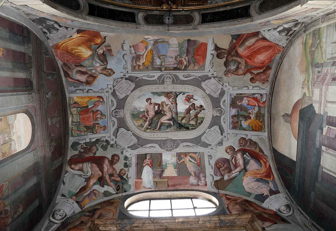 194-Santissima Annunziata - Firenze - Cappella Montauti -la Volta